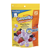 Gerber Graduates Yogurt Melts mixed berry, freeze-dried whipped yogurt & fruit snacks Full-Size Picture